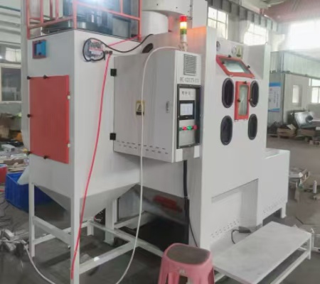 转盘台车喷砂机工作操作视频BC1212T-10