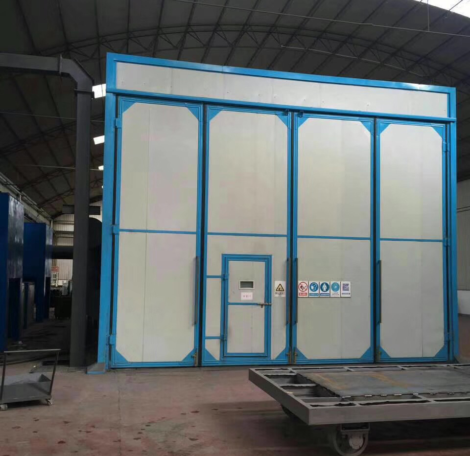 深圳百超机械喷砂房实拍图