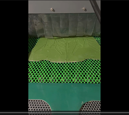 广州客户案例：铝材模具喷砂机工作视频