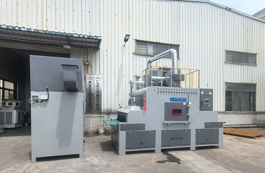 深圳百超机械输送式自动喷砂机 深圳百超机械输送式自动喷砂机