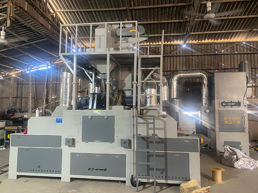 深圳百超机械通过式抛丸机